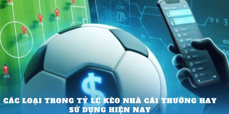 Các loại trong tỷ lệ kèo nhà cái thường hay sử dụng hiện nay