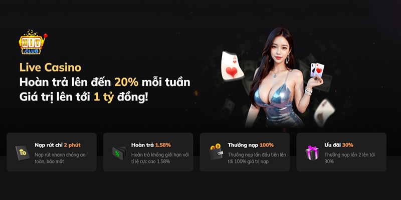 Live casino cực đỉnh với đa dạng trò chơi